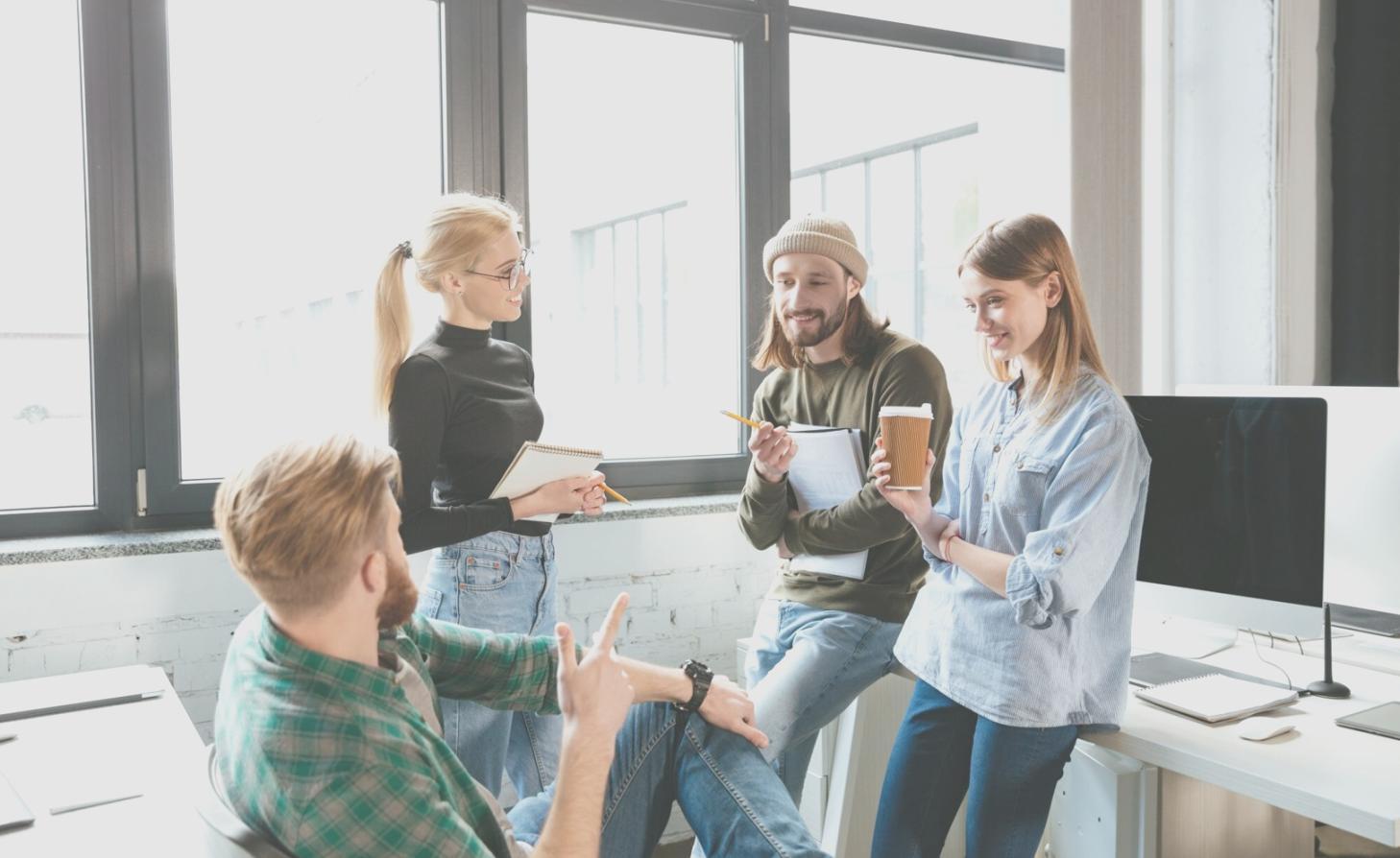 Espace de travail moderne pour la gestion financière